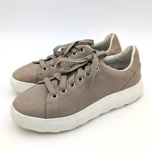 Geox Spherica EC4 Casual Low Top Sneakers Sand Women's size US9 EU39